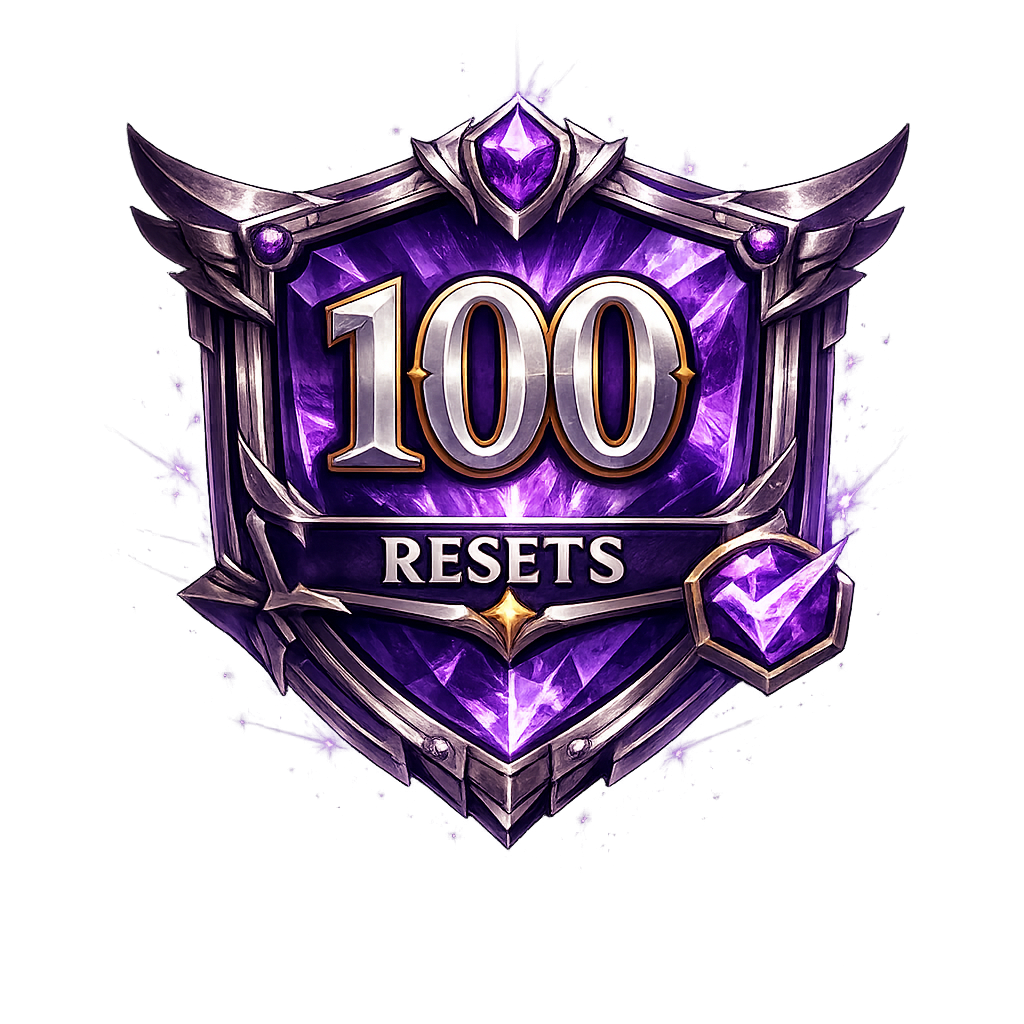 Misión 100 resets
