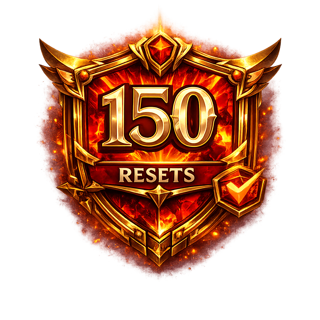Misión 150 resets